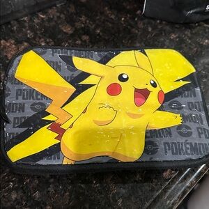 Yellow Pikachu Pencil Case